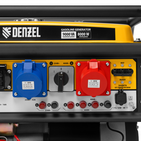 Бензиновый генератор DENZEL PS 90 ED-3